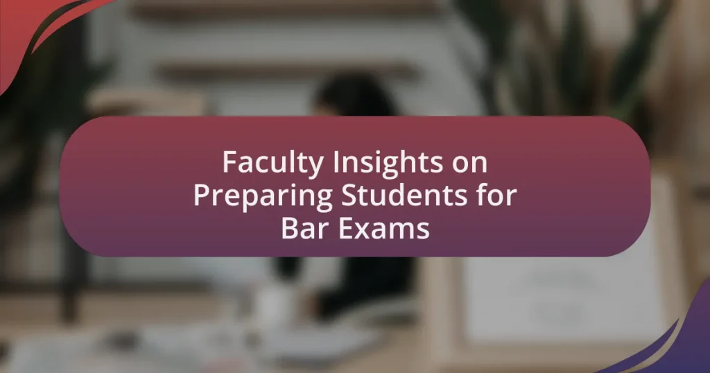 Faculty Insights on Preparing Students for Bar Exams