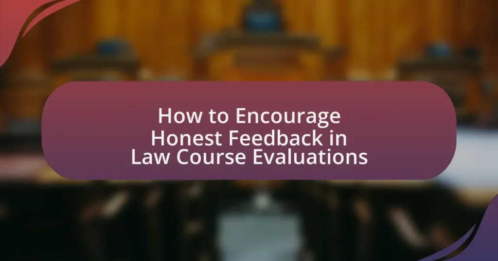 How to Encourage Honest Feedback in Law Course Evaluations