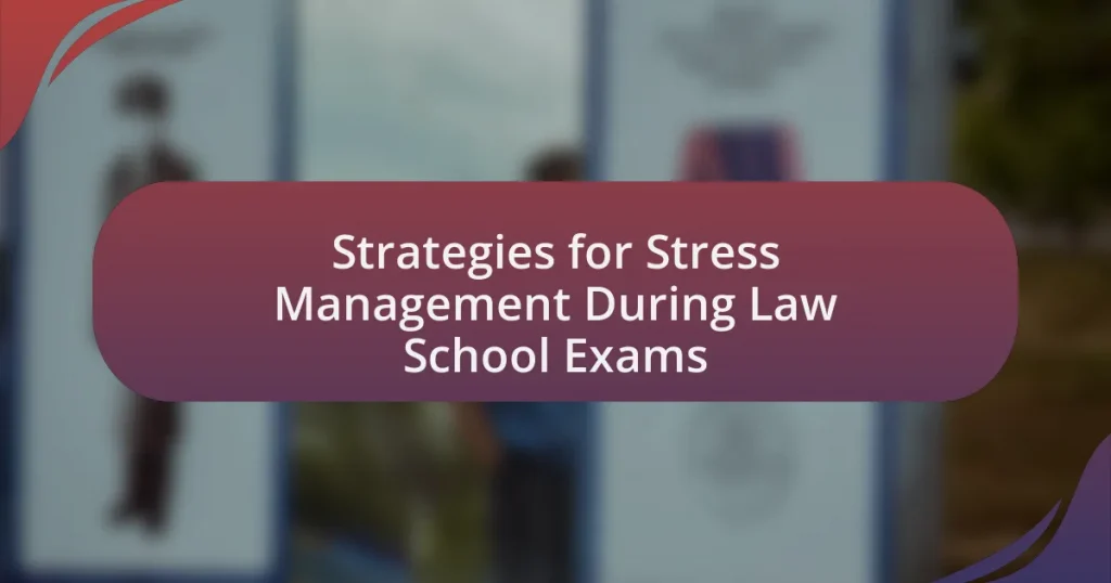 Strategies for Stress Management During Law School Exams
