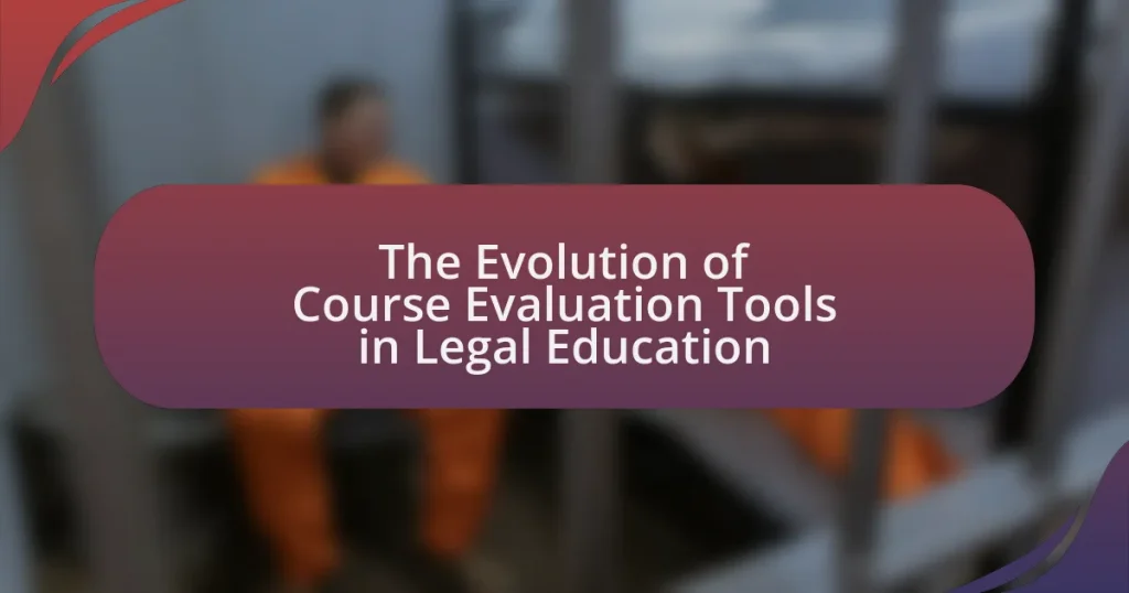The Evolution of Course Evaluation Tools in Legal Education
