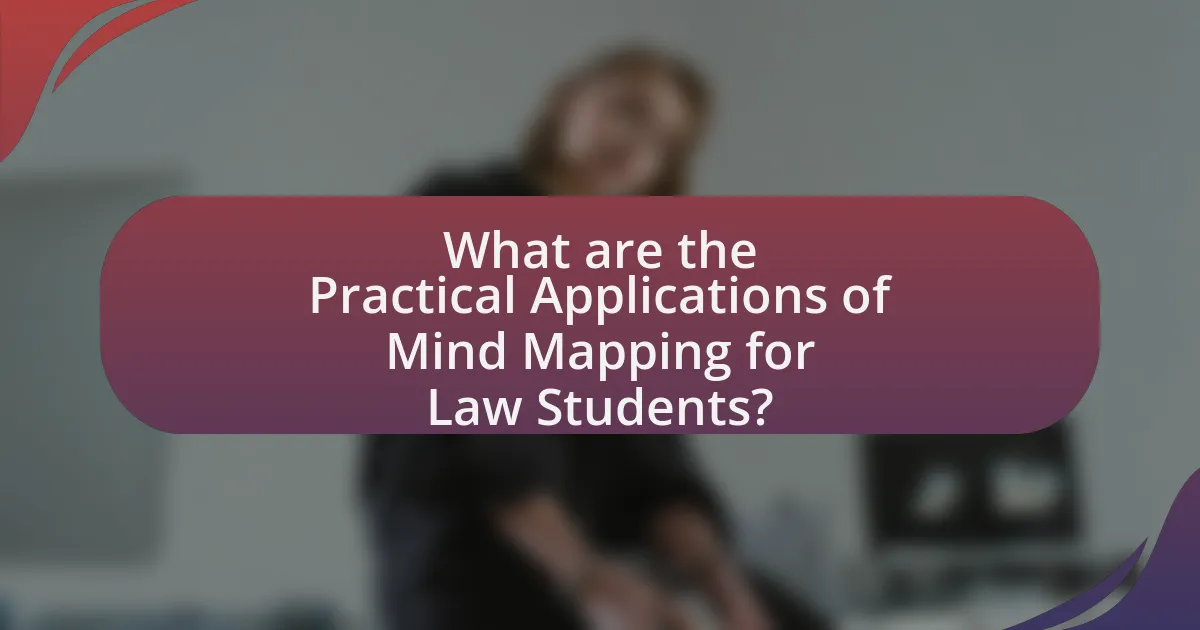What are the Practical Applications of Mind Mapping for Law Students?