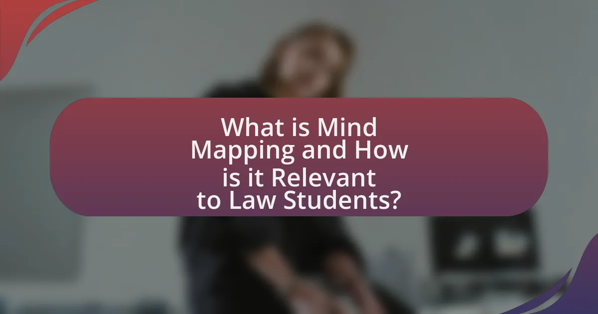 What is Mind Mapping and How is it Relevant to Law Students?